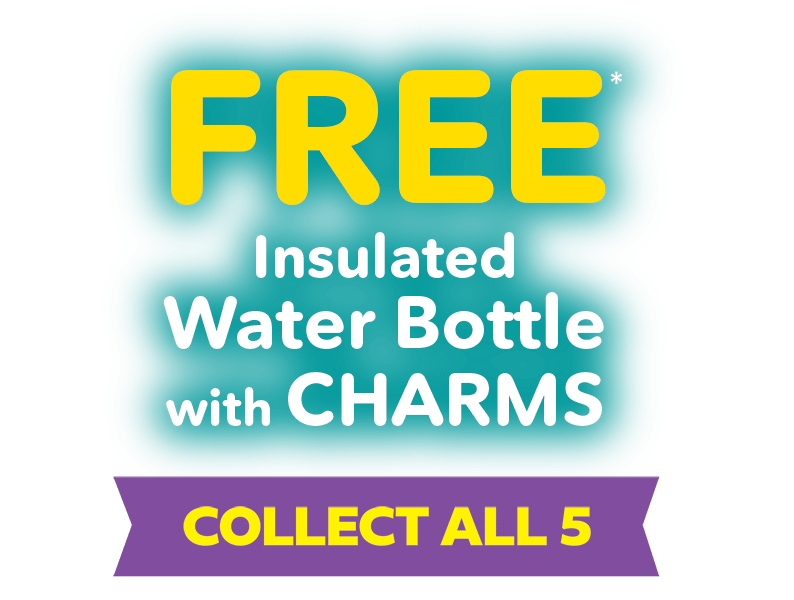 Free Insulated Water Bottle - Collect all 5